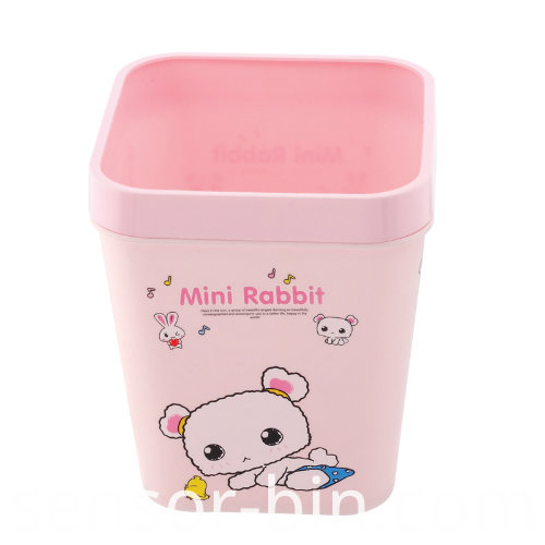 Mini Rabbit Colorful Plastic Waste Bin (FF-5256)